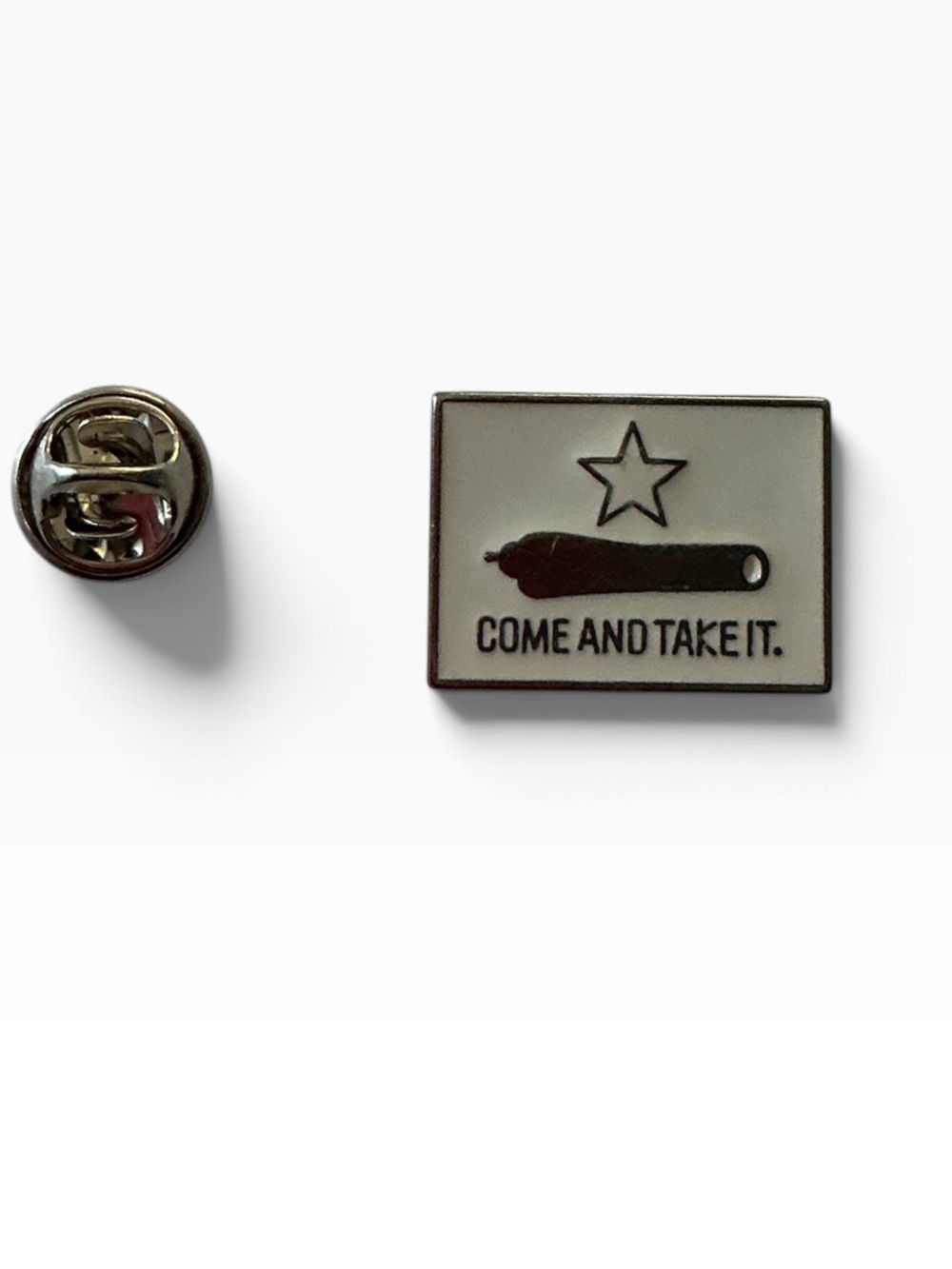 Texas Historic Gonzales Come and Take It Enamel Pin- EPOC